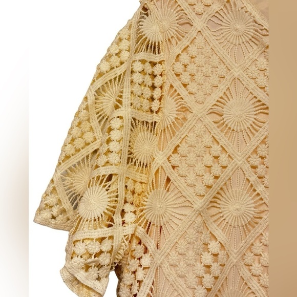 City Chic Crochet Vibes Mini Dress 24 W - Picture 10 of 13